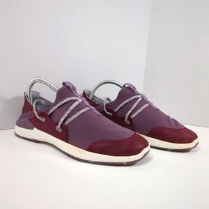 OluKai Women's MikiLi Mauve/Plum Leather Trim Shoes, Size W8